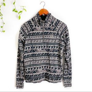 VS PINK Pullover Sweatshirt with Zip Up Collar